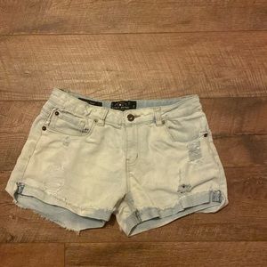 Lucky Brand Riley Ripped Jean Shorts